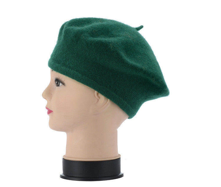 Korean Style Autumn And Winter Women's Wool Beret Hat