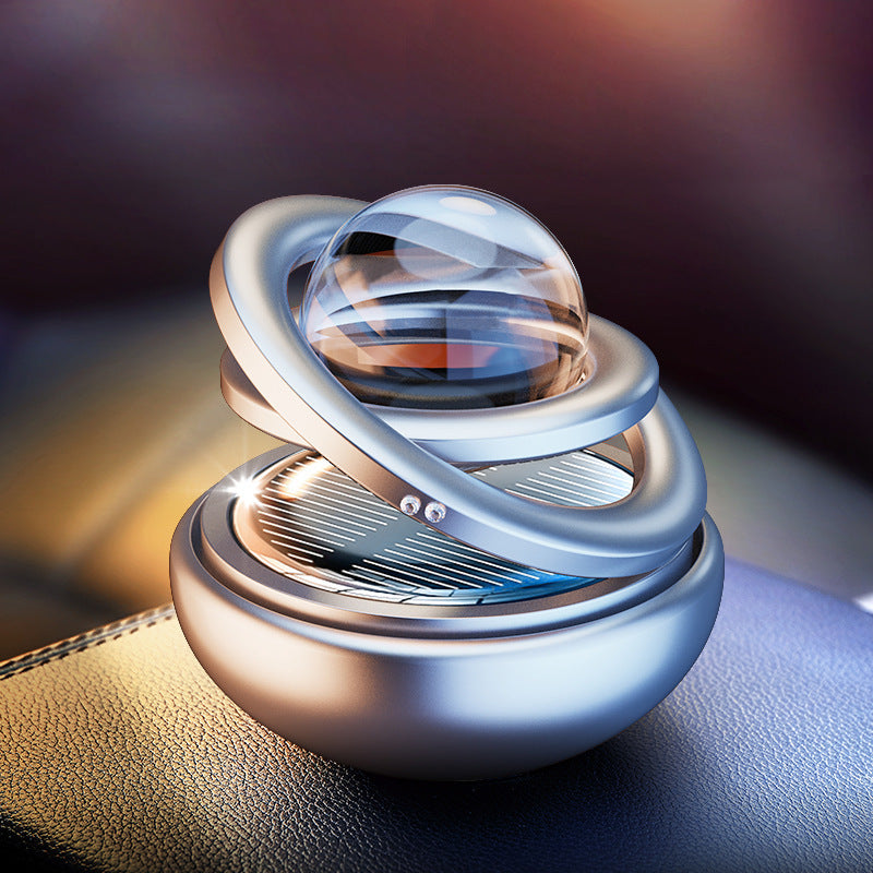 Solar Rotating Car Aroma Decoration