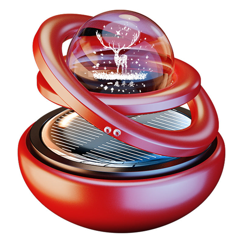 Solar Rotating Car Aroma Decoration