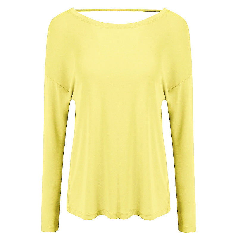 Yoga Wear Long Sleeve Blouse Female Spring
