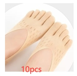Women's Velvet Five Toe Socks - Breathable & Sweat-Absorbing