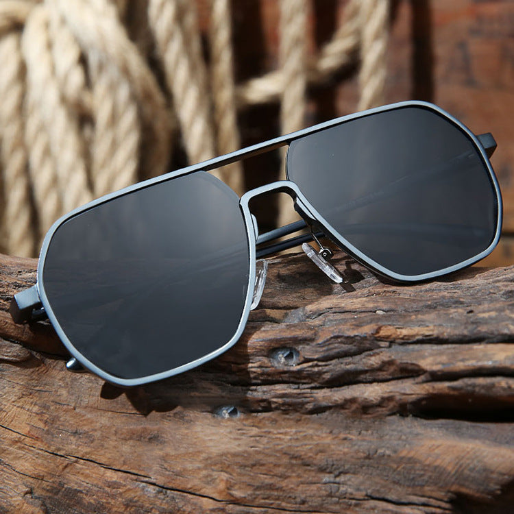 Men's Double Beam Sunglasses UV Protection