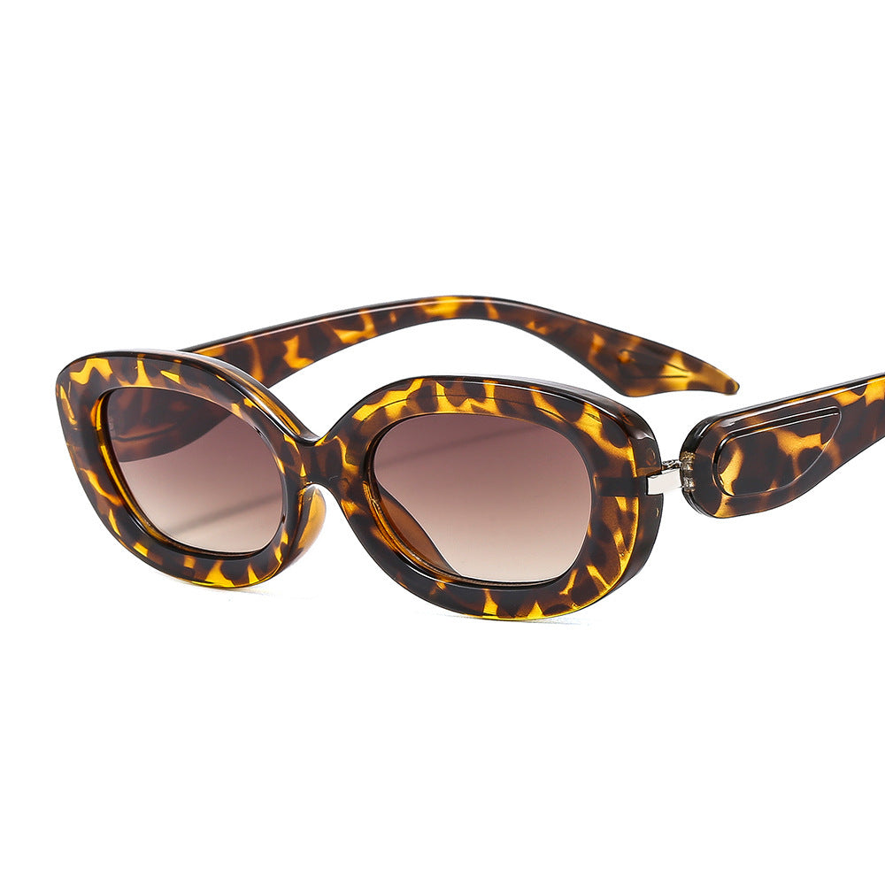 Oval Small Frame Trendy Sunglasses for Men & Women