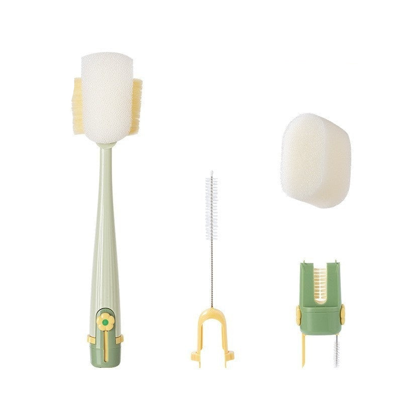 Multi-purpose Five-in-one Cup Washing Device Household Multifunctional Cup Brush Water Cup Insulation Cup Brush Milk Bottle Kitchen Gadgets