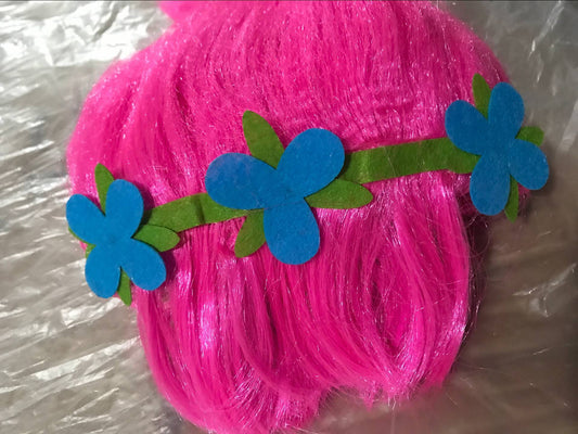 Magic Elf Trolls Doll Wig - Children's Flame Wig for Princess Bobi