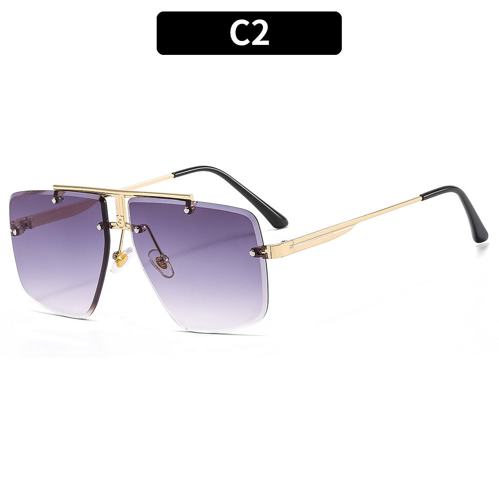 Square Frame Retro Sunglasses for Men