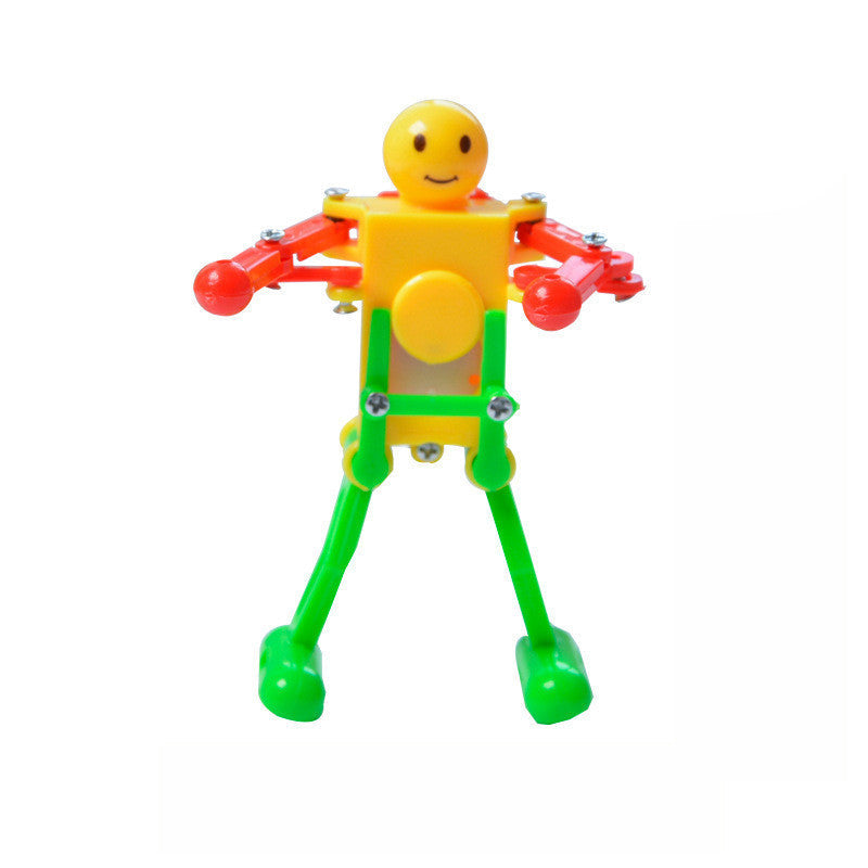 Toy robot with a smiley face on a white background, labeled 'X5'.