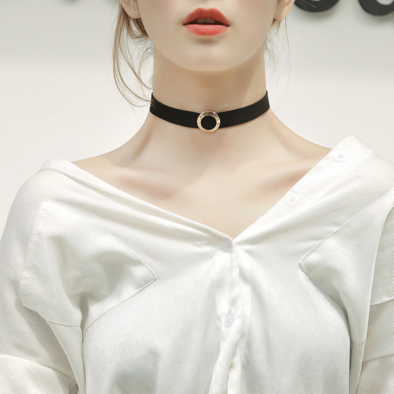 Women's Korean Style Short Neckband Necklace