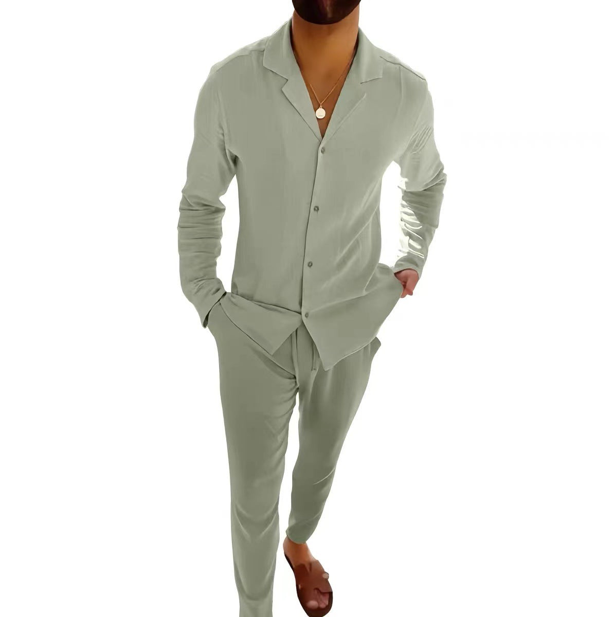 Casual Long-Sleeved Suits for Men