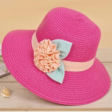 New Women's Three-dimensional Flower Foldable Sun Hat