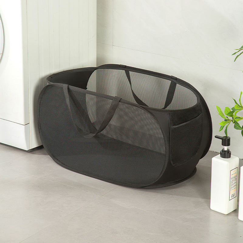 Upgraded Portable Laundry Folding Linen Storage Basket