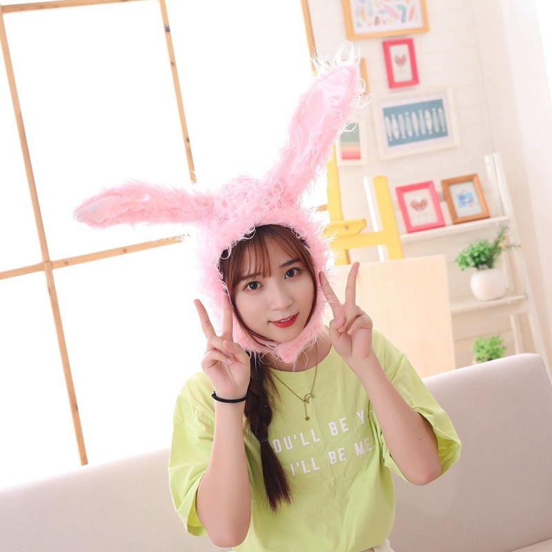 Hairy Bunny Ears Hat Bunny Headgear Photo Props