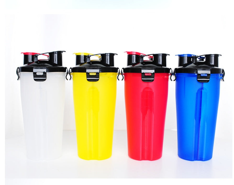 2-in-1 Pet Water Bottle Dispenser - Travel Portable Dog Cat Drinking Silicone Bowl