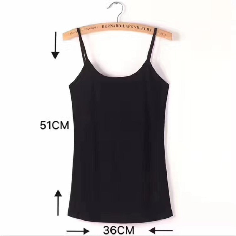 Pure color female wear cotton sling outside