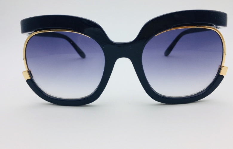 Cat Eye Half Frame Flying Sunglasses for Women