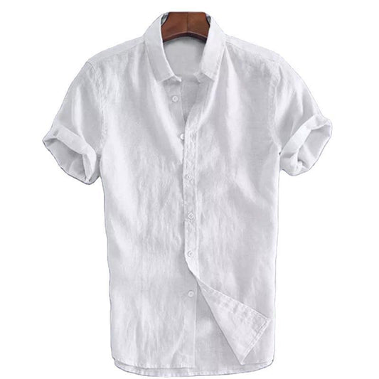 European and American Summer Short-Sleeved Casual Men's Shirts