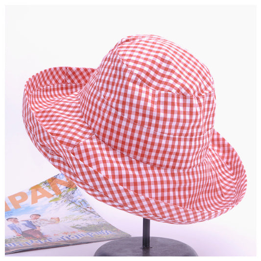 Spring and Summer Folding Cotton Wind Sun Hat