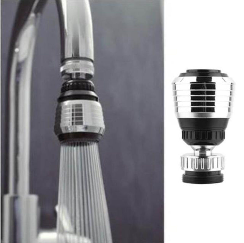 Faucet filter attachment on a kitchen faucet
