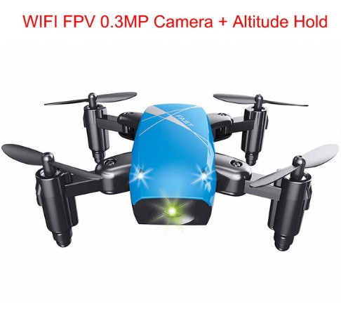 Micro Foldable RC Drone - 3D Bearing Steering Wheel Remote Control Quadcopter