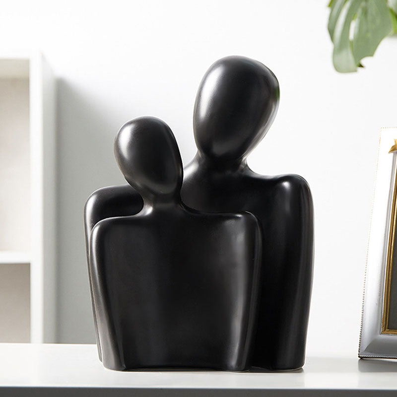 Modern Minimalist Sculpture – Ceramic Resin Home Decoration