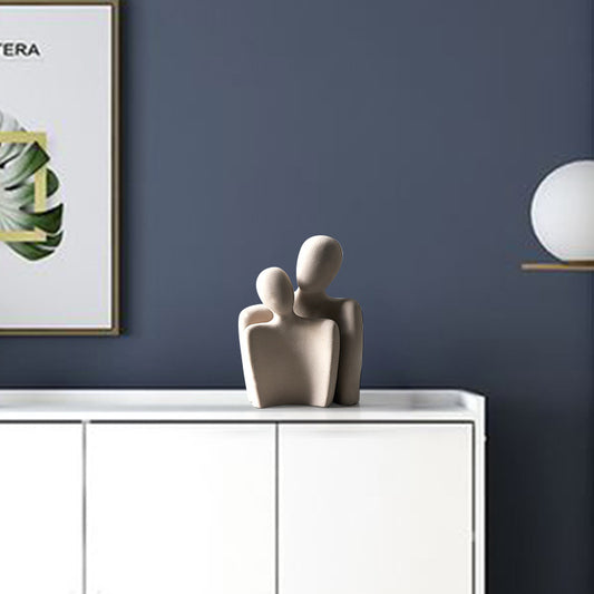 Modern Minimalist Sculpture – Ceramic Resin Home Decoration