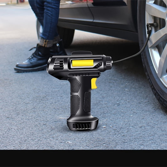 Wireless Intelligent Car Tire Inflator - Portable Handheld Pump with Digital Display