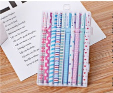 10 Pcs Pack Colored Gel Pen Ink Pen Promotional Gift Stationery School & Office Supply