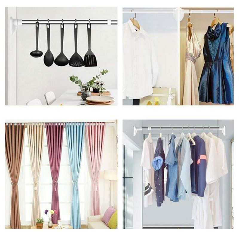 Stainless steel curtain rod