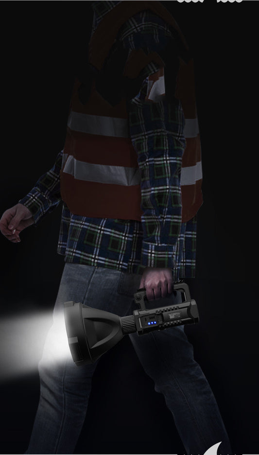 LED Portable Rechargeable Light - 6600mAh Battery for Outdoor Use