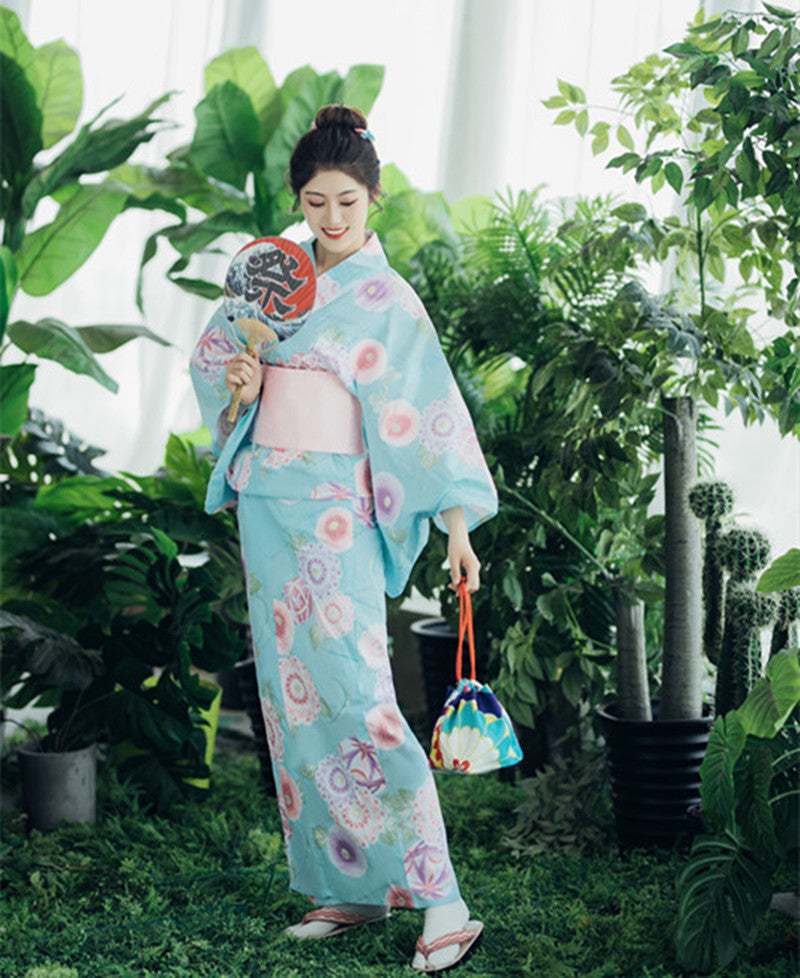 Japanese Kimono Female Komon Formal Dress Tradition
