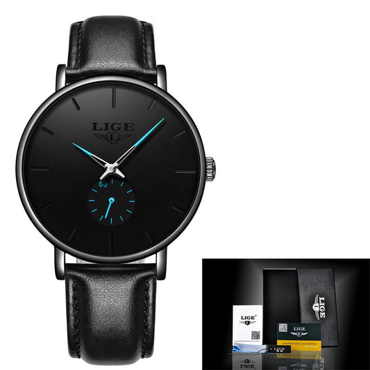 Thin Multifunctional Waterproof Quartz Watch