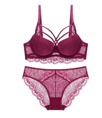 Elegant Women's Lace Bra Set – Luxurious and Comfortable
