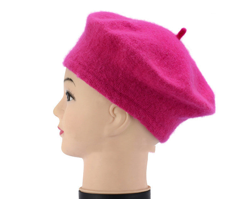 Korean Style Autumn And Winter Women's Wool Beret Hat