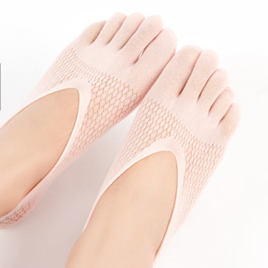 Women's Velvet Five Toe Socks - Breathable & Sweat-Absorbing