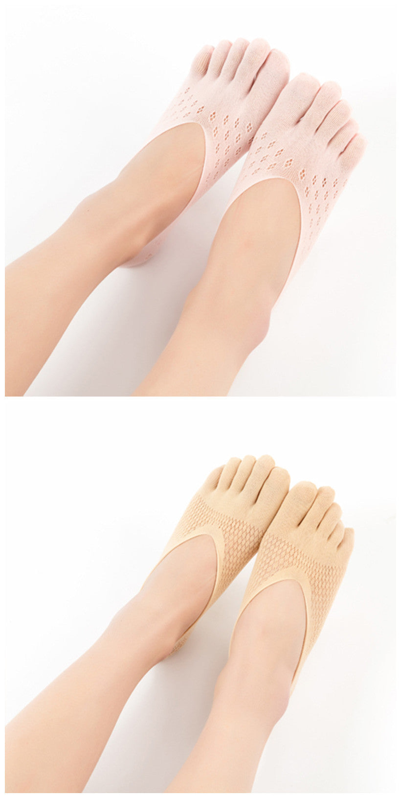 Women's Velvet Five Toe Socks - Breathable & Sweat-Absorbing