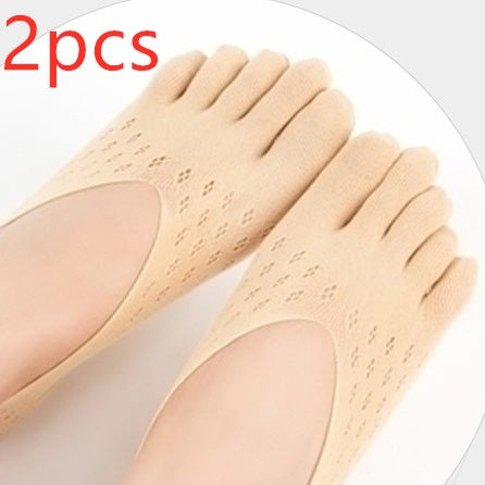 Women's Velvet Five Toe Socks - Breathable & Sweat-Absorbing