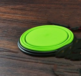 2-in-1 Pet Water Bottle Dispenser - Travel Portable Dog Cat Drinking Silicone Bowl