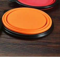 2-in-1 Pet Water Bottle Dispenser - Travel Portable Dog Cat Drinking Silicone Bowl
