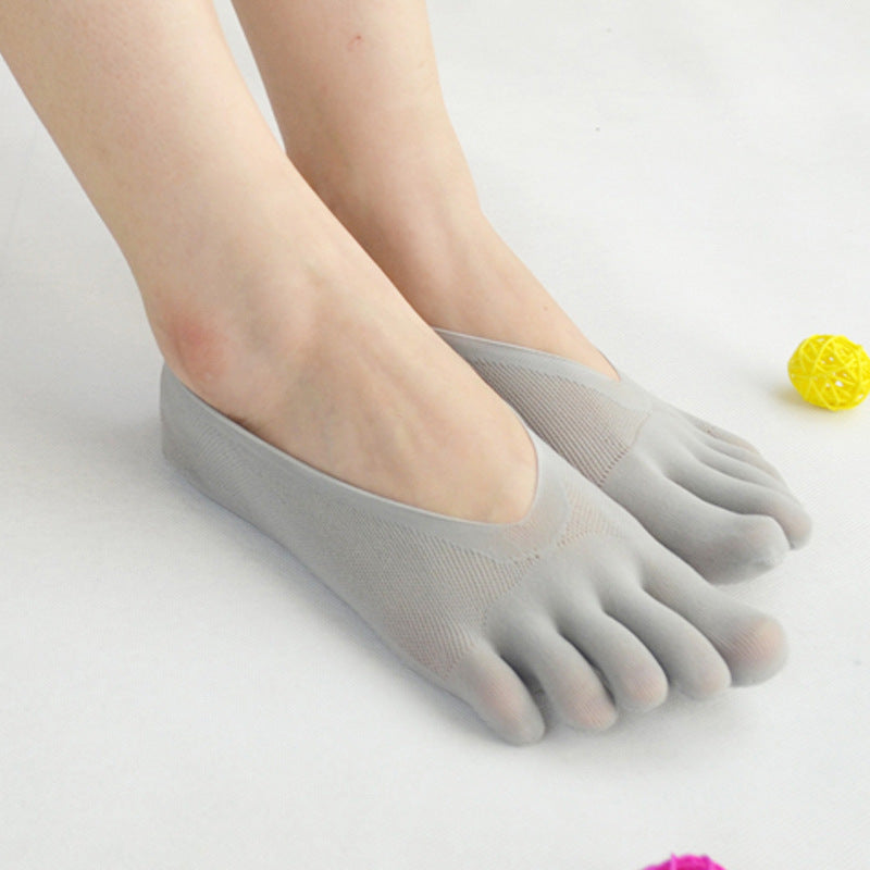 Four Seasons Ultra-Thin Toe Socks - Breathable & Invisible Boat Socks