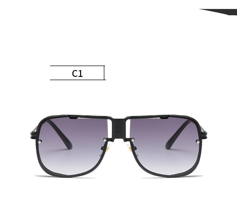Metal Fashion Street Style Retro Sunglasses