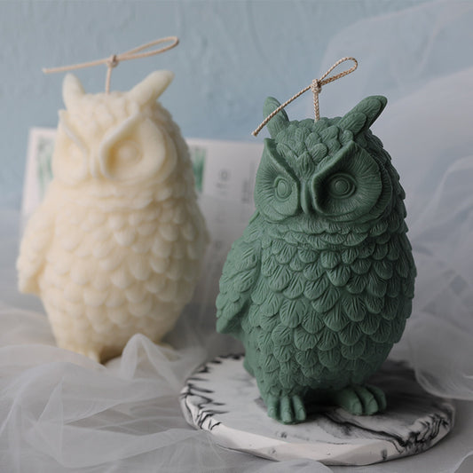 Big Owl Silicone Mold for DIY Home Decorations