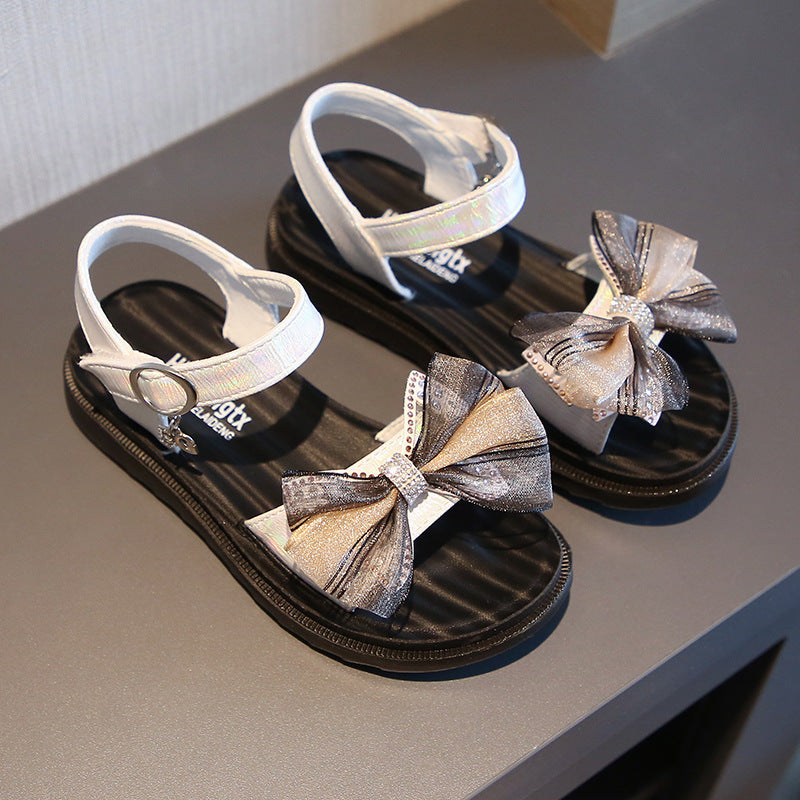 Fashion Children's Shoes - Girls Bow Shoes