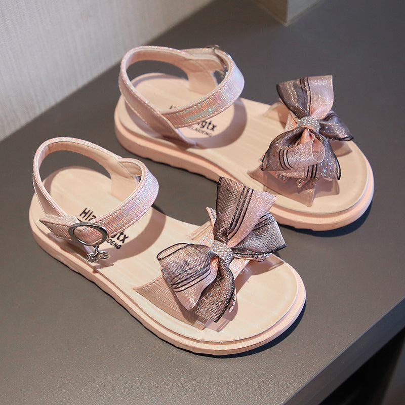 Fashion Children's Shoes - Girls Bow Shoes