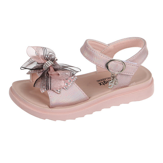 Fashion Children's Shoes - Girls Bow Shoes
