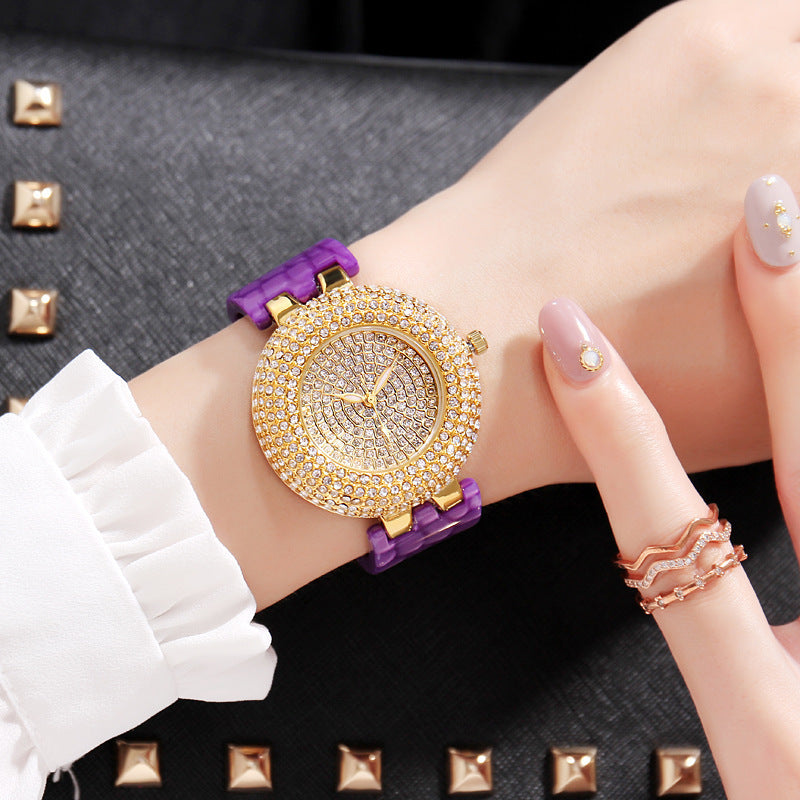 Gypsophila Stars and Diamonds Luxury Watch for Women