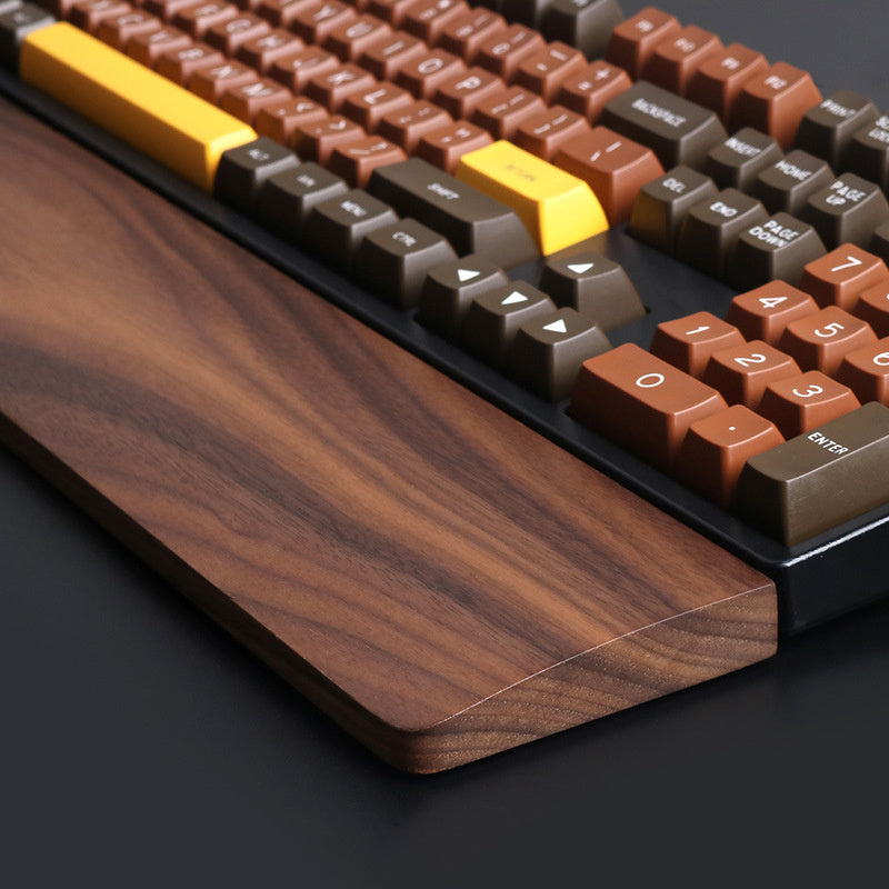 Mechanical Keyboard Walnut Wood Hand Rest Wristband