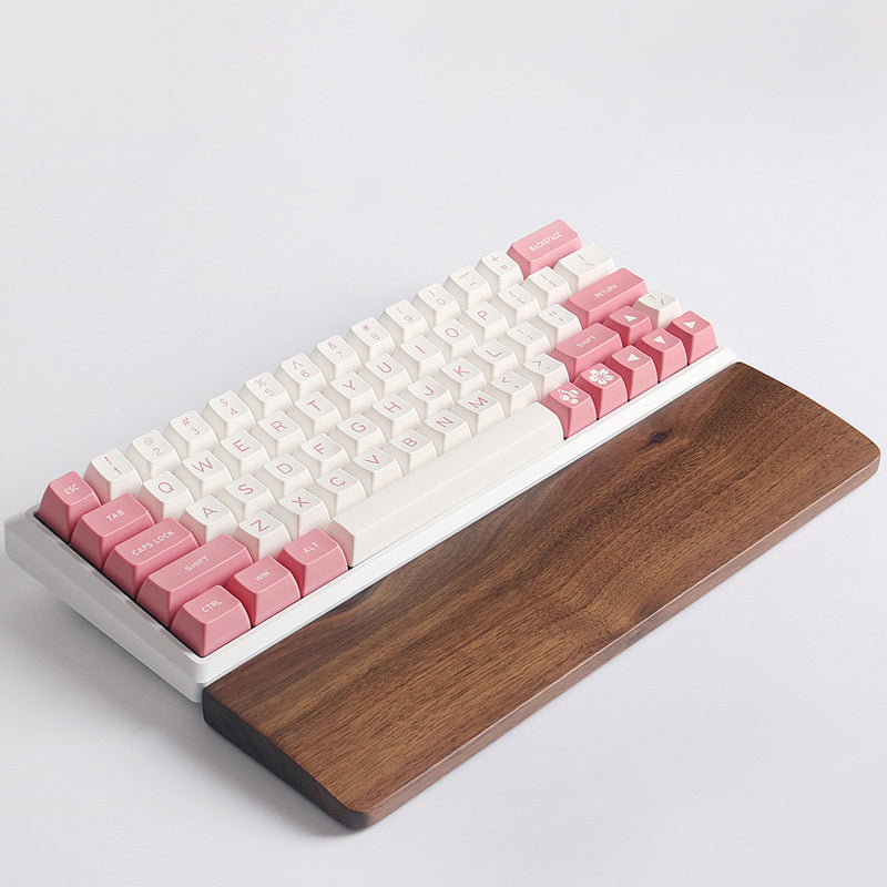 Mechanical Keyboard Walnut Wood Hand Rest Wristband