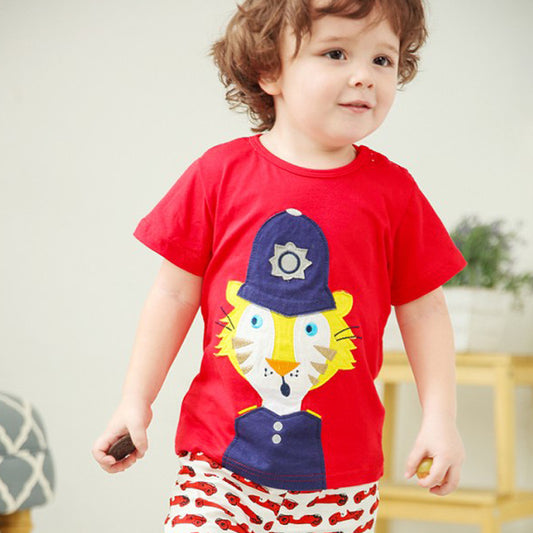 European and American Children's Short-Sleeved T-Shirts