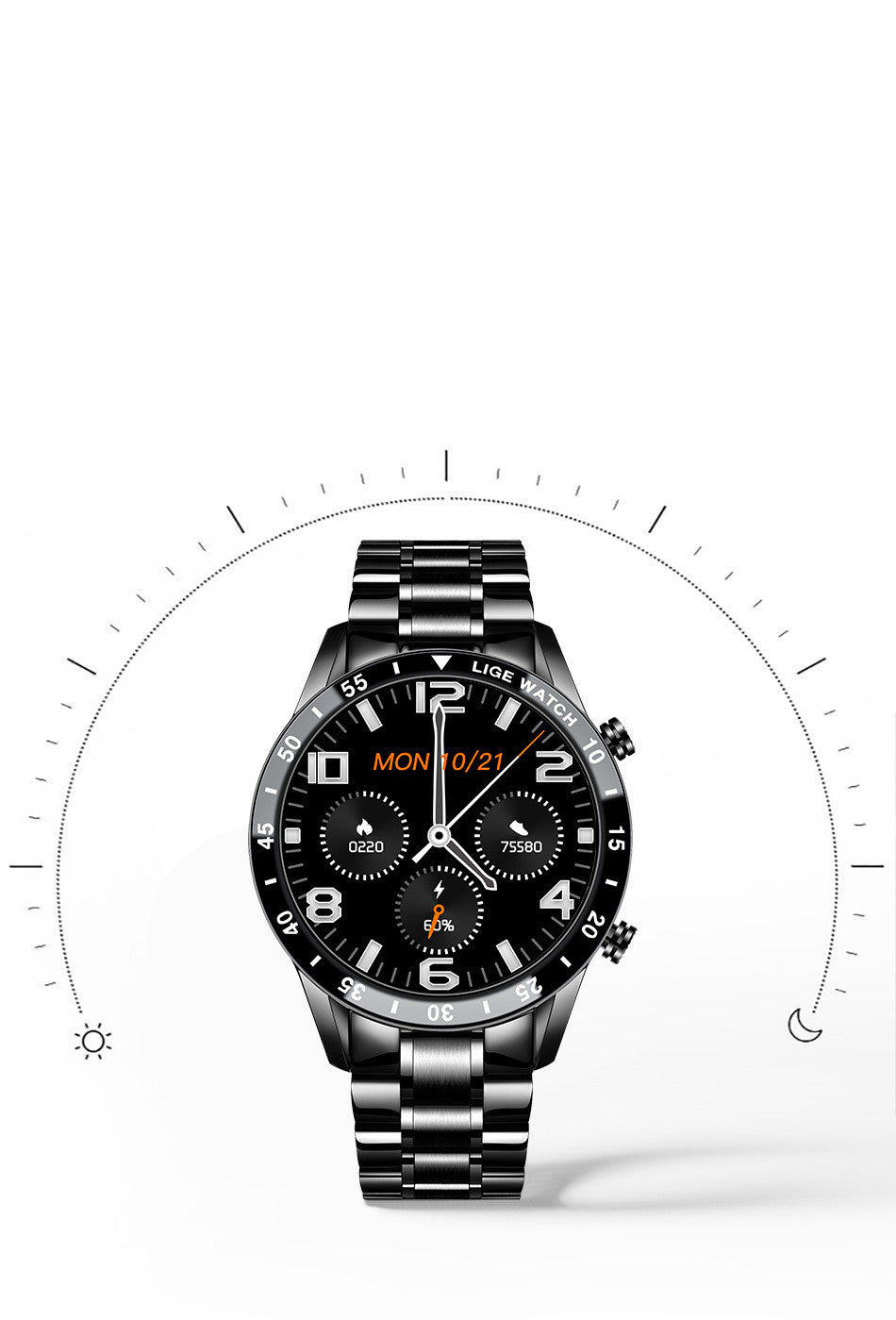 Multifunctional Smart Watch Bluetooth Call Pedometer Blood Pressure And Heart Rate Detection Waterproof Watch