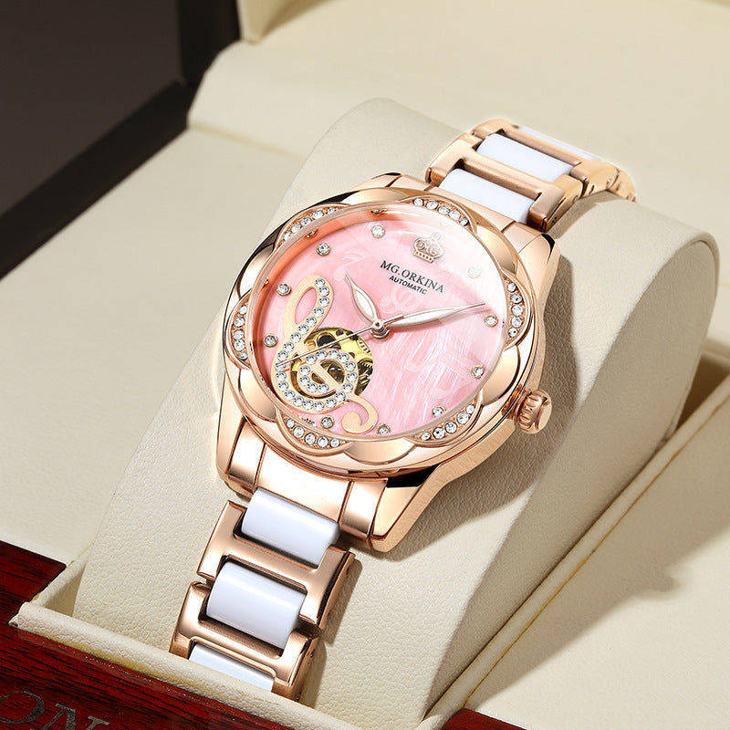 New Designer Mechanical Women’s Luxury Ceramic Watch